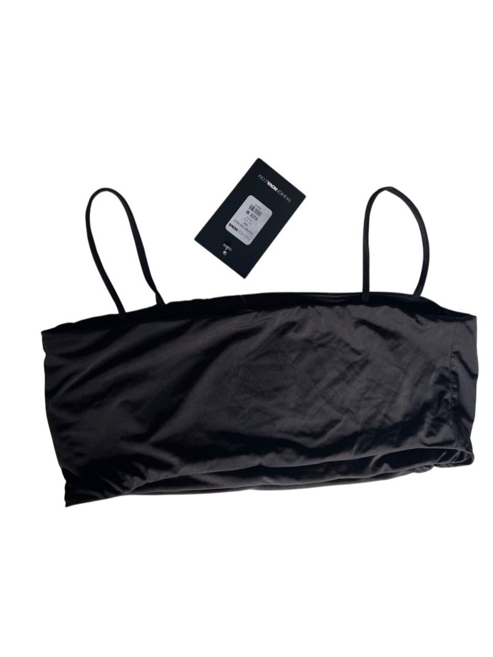 Medium Bra Fashion Nova Womens Black Bandage Crop Top